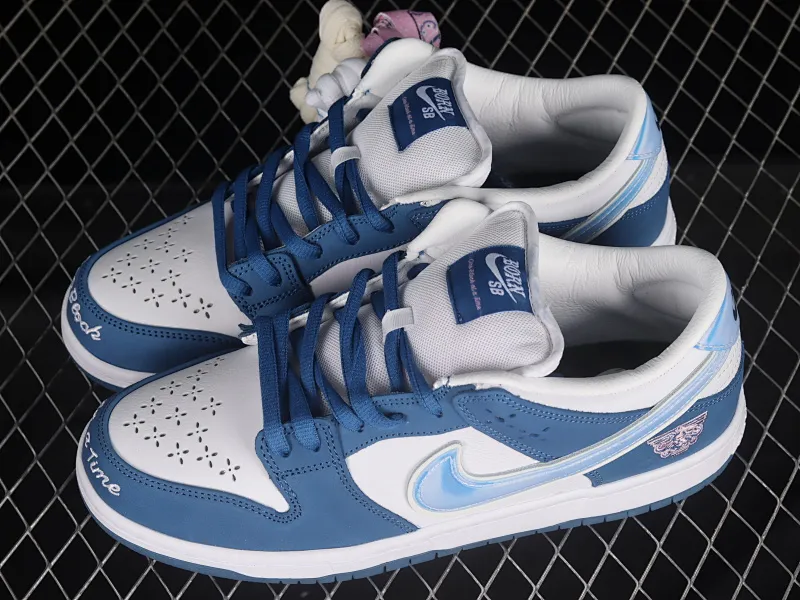 All Categories Nk SB Dunk Series Nk SB Dunk Low Low-top sneakers Pure original version Born x Raised x Nk SB Dunk American street style Joint model SB low-top sports and leisure sneakers FN7819-400